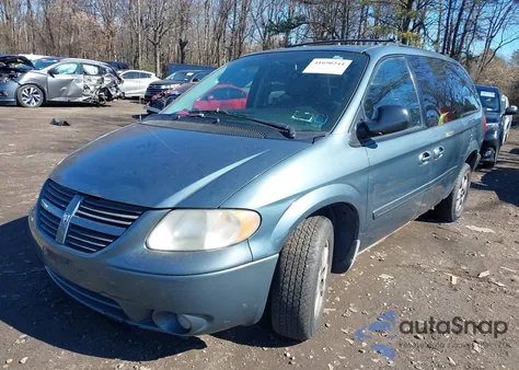 2005 Dodge Grand Caravan Sxt из США, поврежденный, VIN 2D4GP44L95R574103